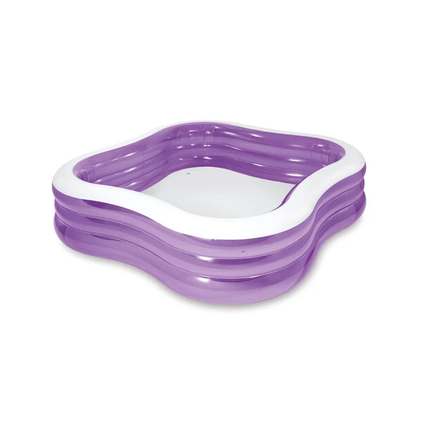 Intex piscină gonflabilă pentru familie "val de plajă" 229x229x56 cm, 1250 l, 6+ 7