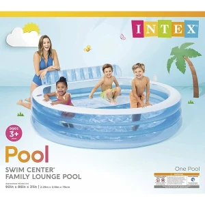 Intex семейный надувной бассейн 229х218х79 см, 590 л, 6+ Thumbnail 11