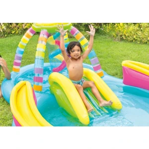 Intex centrul de joacă gonflabil “toboganul curcubeu” 295x191x109 cm, 374 l, până la 81 kg, 2+ Thumbnail 6