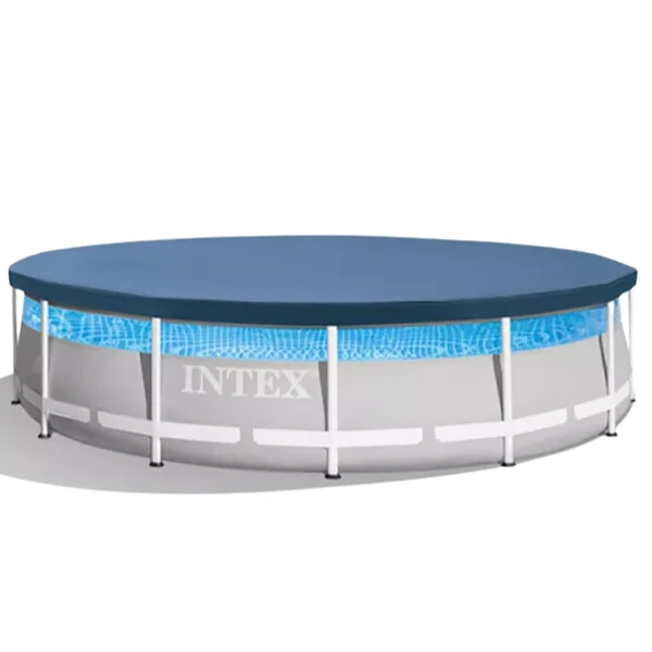 Intex бассейн prism frame clearview 427х107см, 12706л, металлический каркас 12