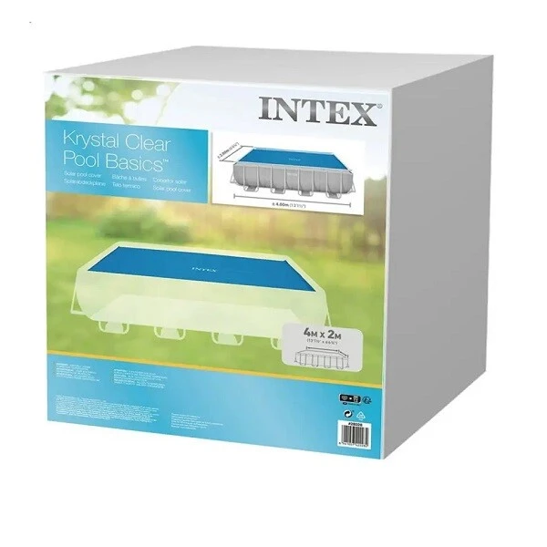 Intex солнечное покрывало 378х186 см для прямоугольных бассейнов 400x200 см 13