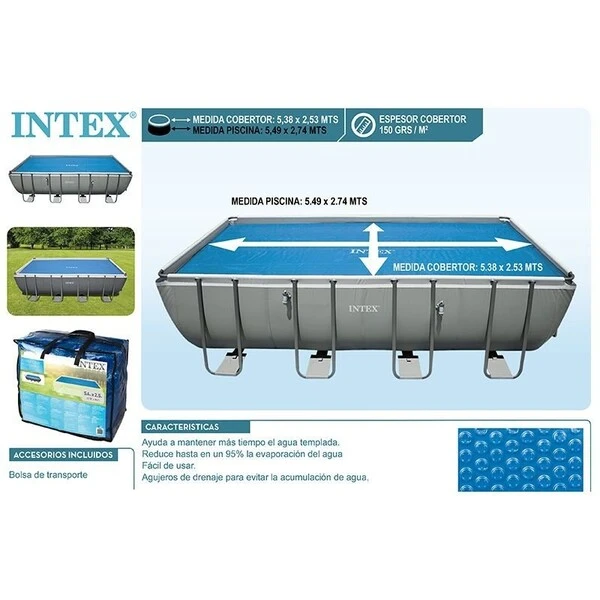 Intex husă solară 538х253 cm pentru piscine dreptunghiulare 549×274 cm 4