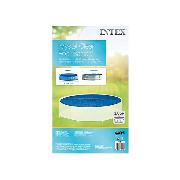 Intex солнечное покрывало д 290 cм для круглых бассейнов д 305 см 7