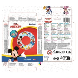 Bestway детский надувной круг "mickey mouse" d56cm, 3+ Thumbnail 15