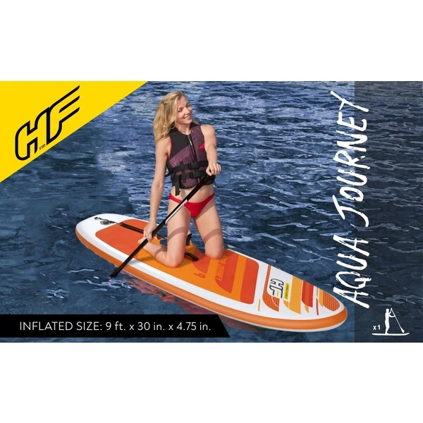 Bestway доска для сап сёрфинга - sup-доска "aqua journey" 274х76х12 см, насос, весло, сумка, до 100 кг 34