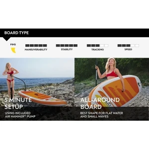 Bestway доска для сап сёрфинга - sup-доска "aqua journey" 274х76х12 см, насос, весло, сумка, до 100 кг Thumbnail 33