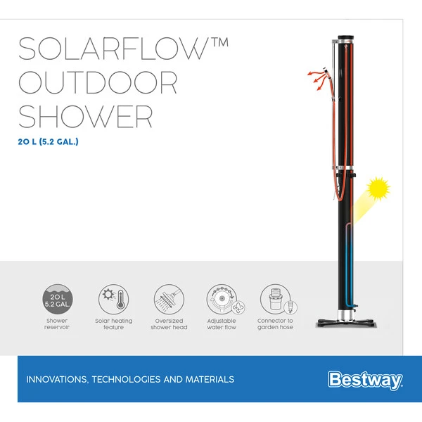 Bestway duș de vară solarflow 20l 10