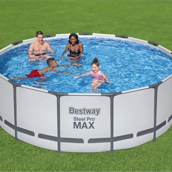 Bestway бассейн steel pro max 396х122 см, 12690 л, метал. каркас 2