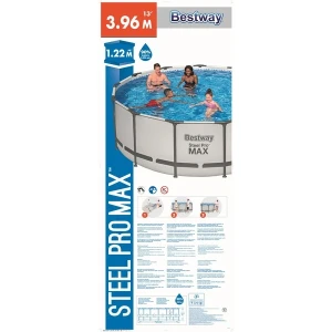 Bestway бассейн steel pro max 396х122 см, 12690 л, метал. каркас Thumbnail 7