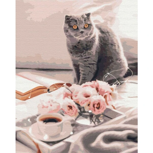 Pictură pe numere 40x50 cm (fără cutie) – britanicul preferat 2