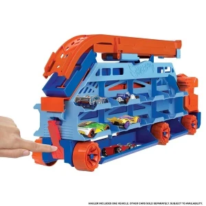 Hot wheels игровой набор грузовик-автотрек "десантирование с воздуха" Thumbnail 5