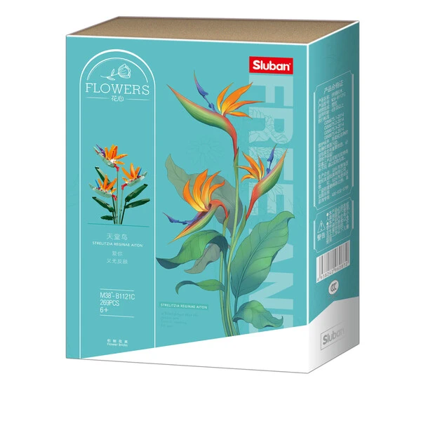Set de construcție ”strelitzia reginae aiton”, 269 elem. 3