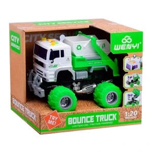 1:20 camion de gunoi cu inerție — suv (lumină/sunet) Thumbnail 4