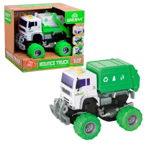 1:20 Camion de gunoi cu inerție — SUV (lumină/sunet)