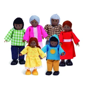 Детский набор мини — кукол  «happy family african american» Thumbnail 3