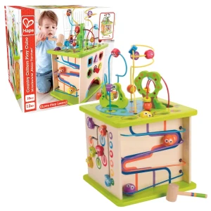 Cub montessori cu lumini "animalele"