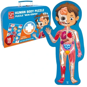 Puzzle „cum funcționează corpul uman”, 50 elem.