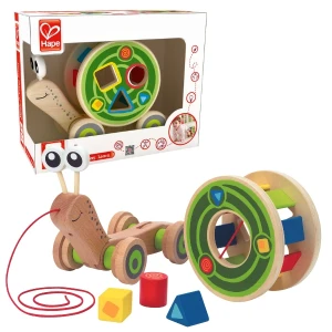 Jucarie-sorter de tras, cu șiret "melc"