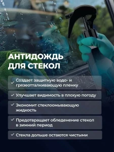 АНТИДОЖДЕВОЙ СПРЕЙ ДЛЯ АВТОМОБИЛЯ GRASS «ANTIRAIN» (135250)