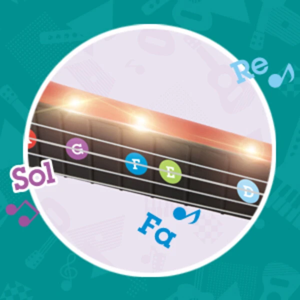 Детская гитара hape ukulele-red 11