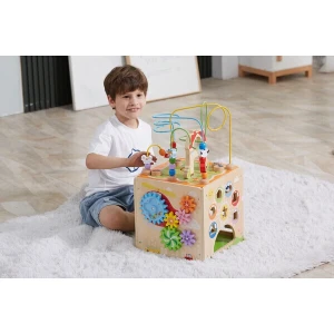 Cub montessori din lemn 5 în 1 Thumbnail 12