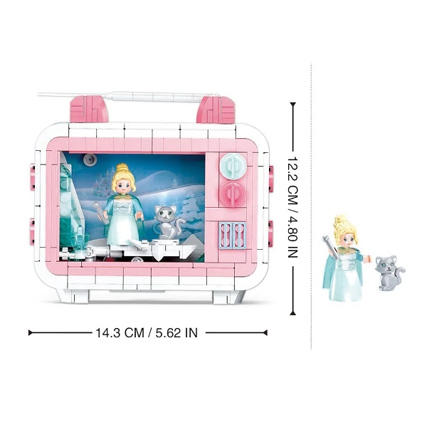Set de construcție ”desenul animat frozen la tv”, 400 elem. 4