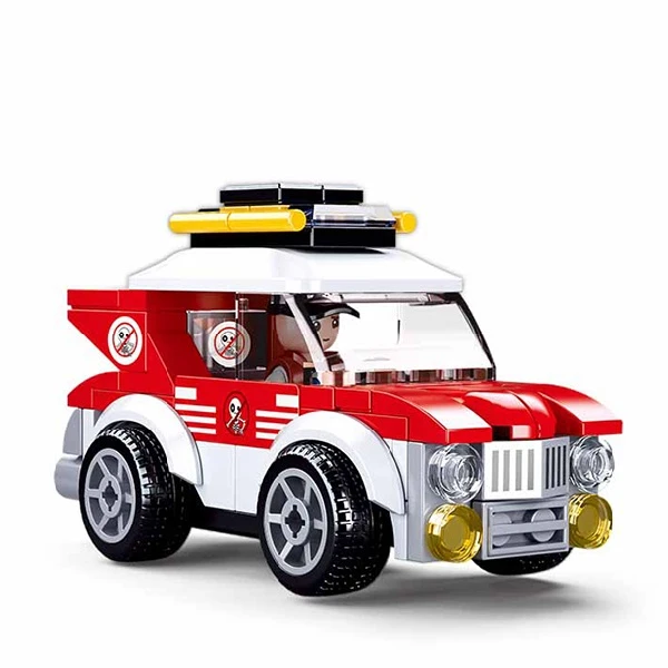 Set de construcție ”mașină de raliu” cu inerție, 88 elem. 5