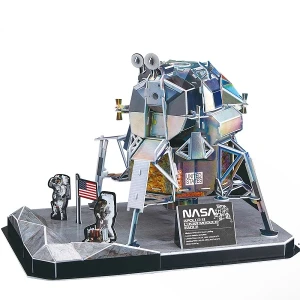 3d пазл лунный модуль "eagle" корабля apollo-11, 93 элемента Thumbnail 3