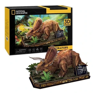 3d puzzle “triceratops”, 44 elemente