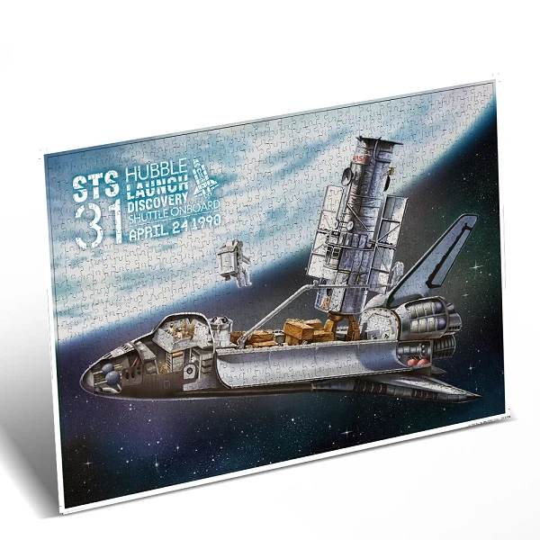 Puzzle „hubble - telescop spațial și naveta spațială orbitală”, 1000 de piese 3