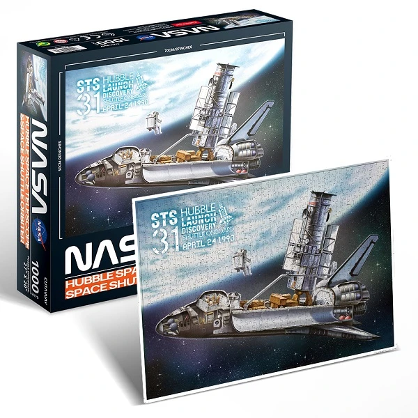 Puzzle „hubble - telescop spațial și naveta spațială orbitală”, 1000 de piese 2