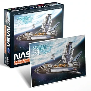 Puzzle „hubble - telescop spațial și naveta spațială orbitală”, 1000 de piese Thumbnail 2