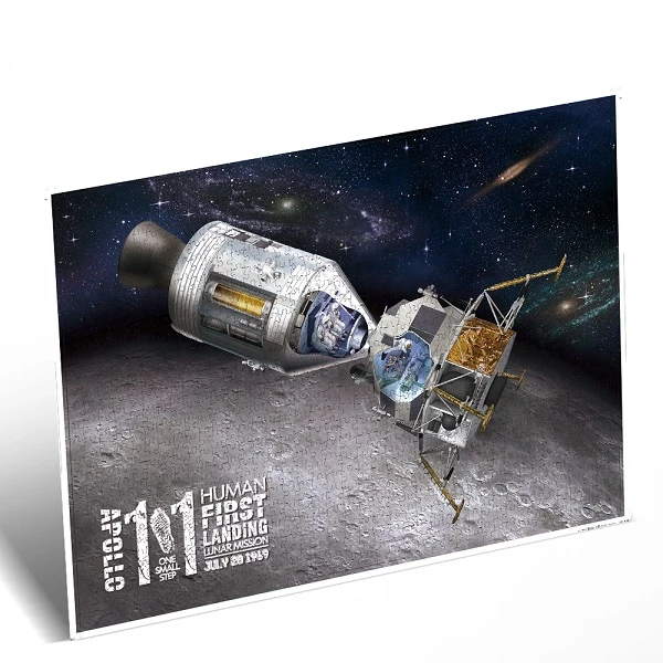 Puzzle „andocare a lui apollo 11 cu modulul lunar”, 1000 de piese 3