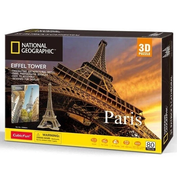 3d puzzle “turnul eiffel”, 80 elemente 4