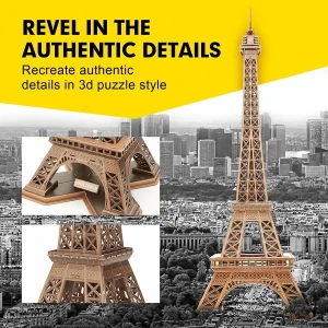 3d puzzle “turnul eiffel”, 80 elemente Thumbnail 9