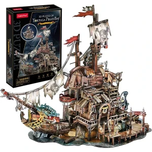 3d puzzle “tortuga. golful piraților”, 218 elemente