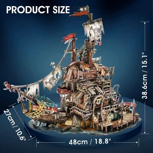 3d puzzle “tortuga. golful piraților”, 218 elemente Thumbnail 4