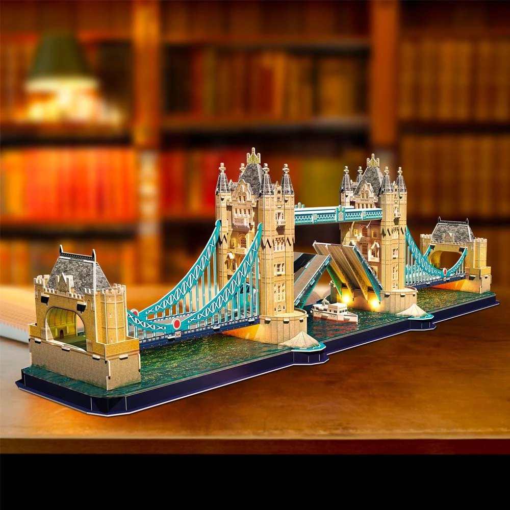 3d puzzle „podul turnului” cu iluminare led, 222 elemente 5