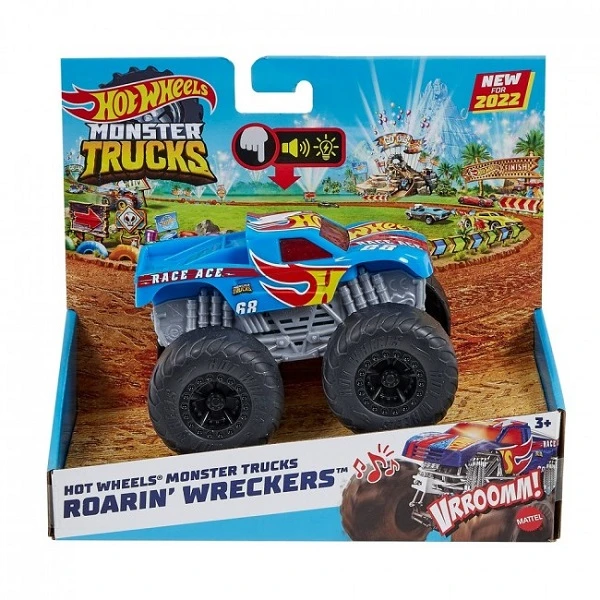 Hot wheels "monster trucks" mașina suv la scara 1:43 (as., sunete și lumini) 6