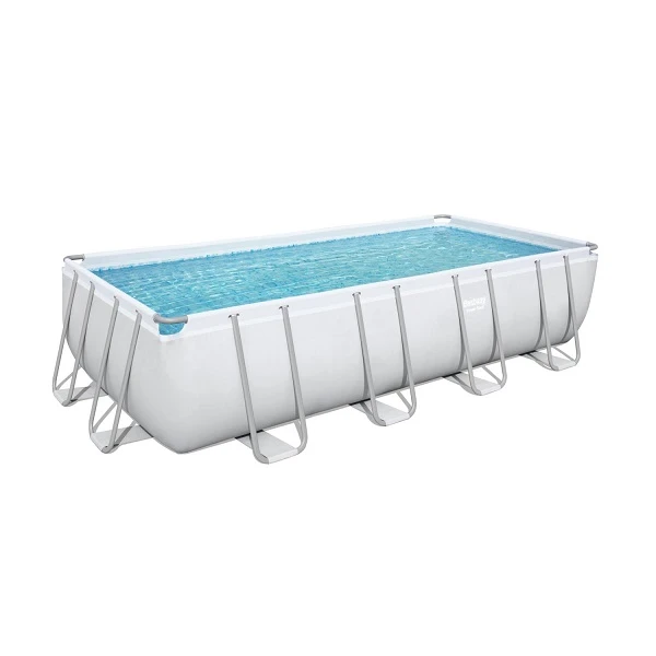 Bestway бассейн power steel 549x274x122cm, 14812л, метал каркас (картриджный фильтр насос) 22