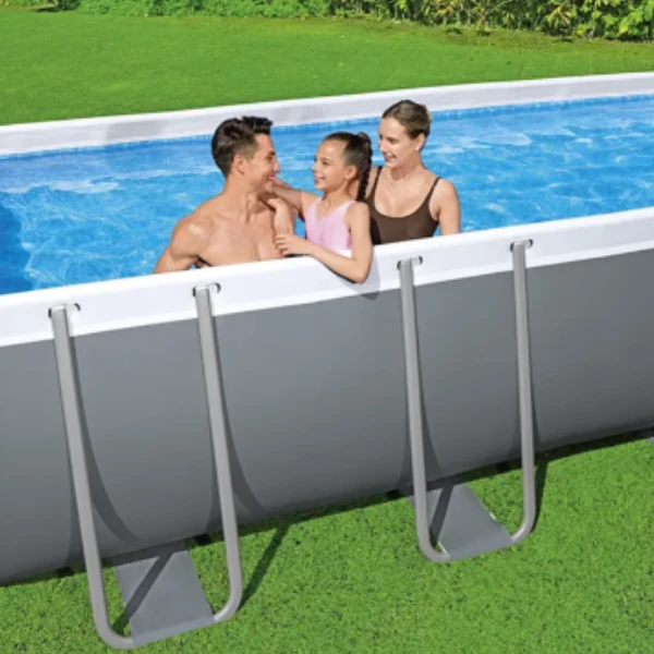 Bestway бассейн power steel 549x274x122cm, 14812л, метал каркас (картриджный фильтр насос) 16