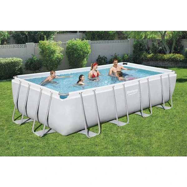 Bestway бассейн power steel 549x274x122cm, 14812л, метал каркас (картриджный фильтр насос) 18