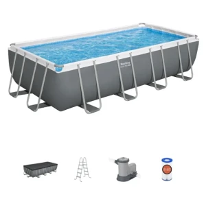 Bestway бассейн power steel 549x274x122cm, 14812л, метал каркас (картриджный фильтр насос) Thumbnail 3