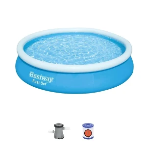 Bestway надувной бассейн fast set с фильтрующим насосом, 366х76 см, 5 377л Thumbnail 3