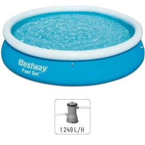 Bestway Piscină gonflabilă Fast Set cu pompă de filtrare, 366х76 cm, 5377 L