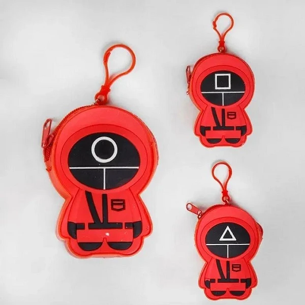 Portofel/breloc din silicon ”squid game” ( 8*11сm) 2