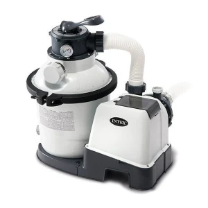 Intex pompă de filtrare cu nisip “krystal clear sx1500”, rezervor de nisip 12kg, capacitate 5700 l/h