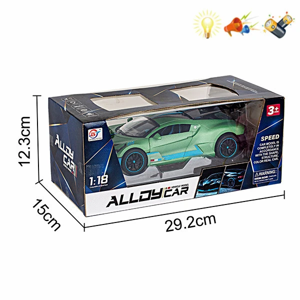 1:18 автомобиль инерционный (свет, звук) 2