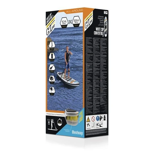 Bestway stand up paddle boards sup-caiac white cap 305х84х12cm 9