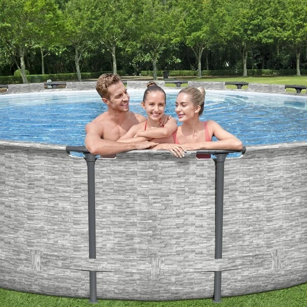 Bestway piscină steel pro max 549х122 cm, 23062 l, cadru metalic, cu pompă de filtrare 2